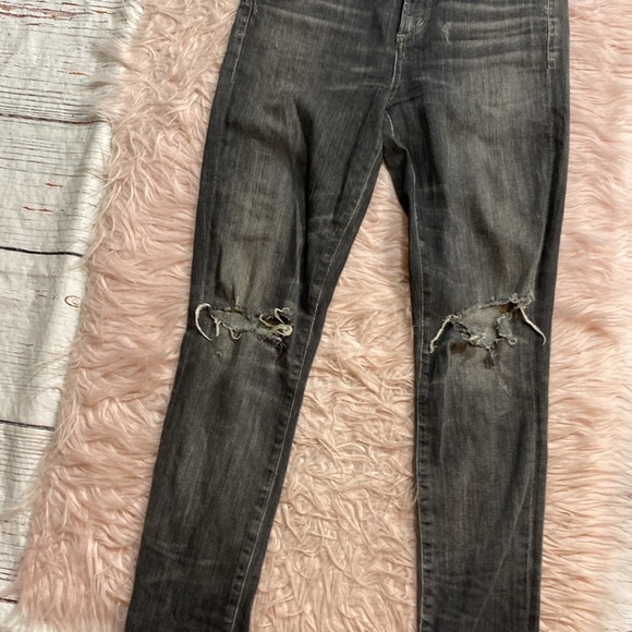 Citizens of Humanity Carlie High Rise Skinny Crop Distressed Jeans sz 26 - Picture 4 of 11